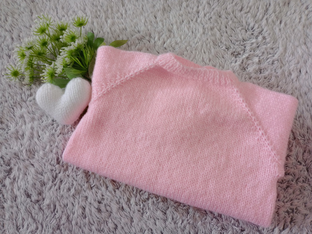 Long Sleeved Babygrow - Pink
