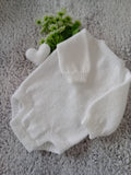 Long Sleeved Babygrow - White