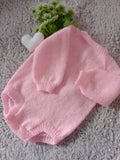 Long Sleeved Babygrow - Pink