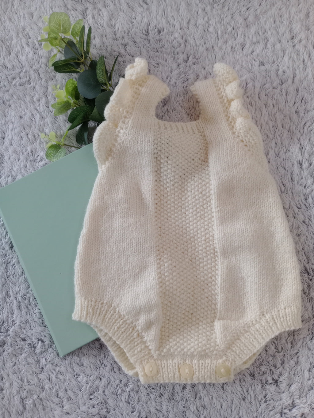 Frilled Romper - Cream