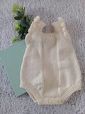 Frilled Romper - Cream