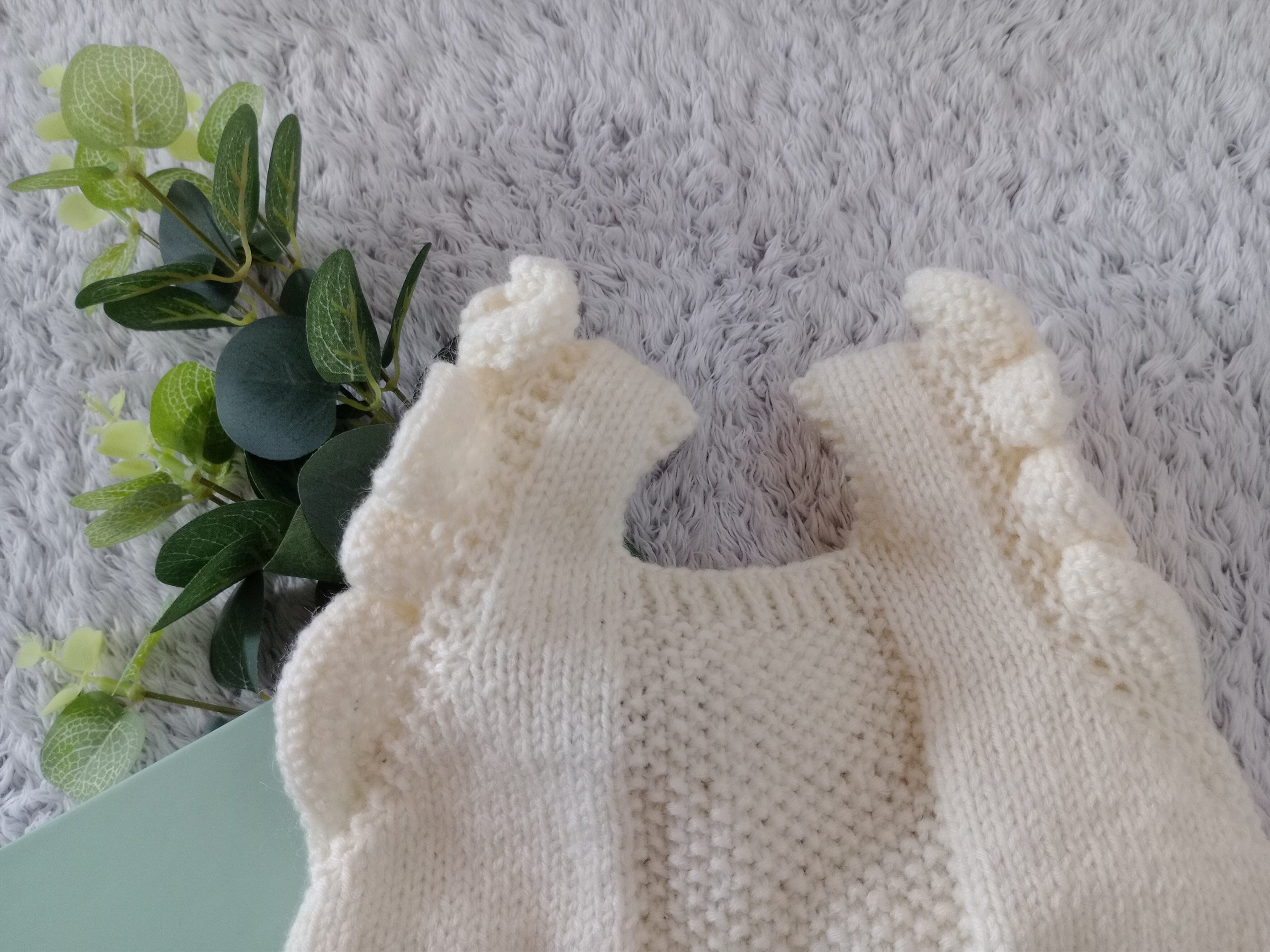 Frilled Romper - Cream