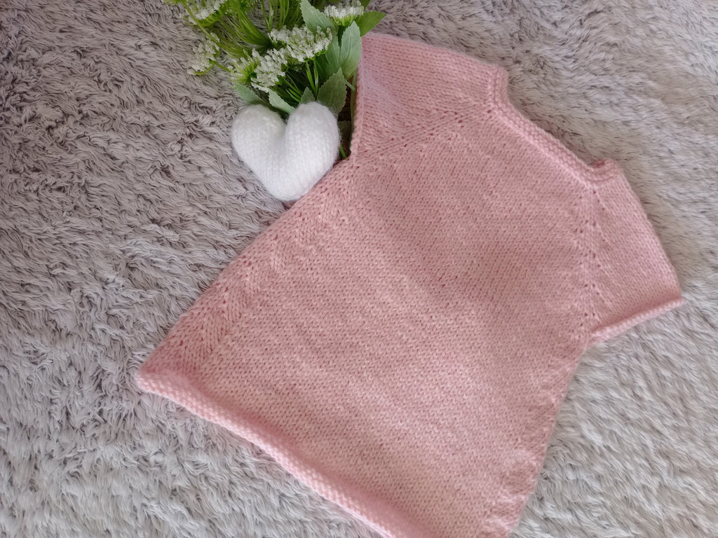 Dress Cap Sleeved - Rose pink