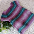 Dress Cap Sleeved - Purple & Teal mix